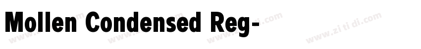 Mollen Condensed Reg字体转换